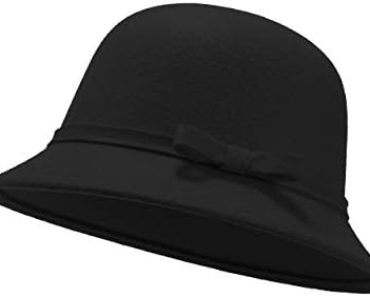Women Felt Hat, Bucket Hat, Adjustable Vintage Bowler Suede …
