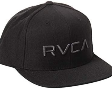RVCA Men’s Adjustable Snapback Straight Brim Hat