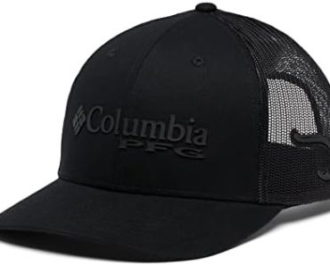Columbia PFG Mesh Canada Fish Flag Stretch-Fit Hat