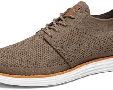 Bruno Marc Men’s Mesh Sneakers Oxfords Lace-Up Lightweight C…