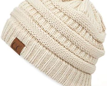 C.C Exclusives Cable Knit Beanie – Thick, Soft & Warm Chunky…