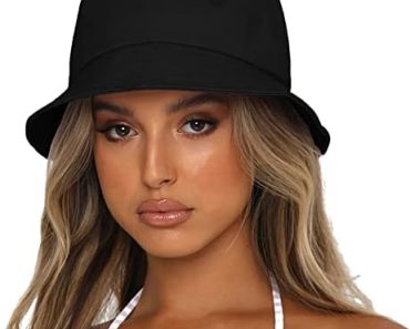 Sydbecs Bucket Hat for Women Men, Reversible Cotton Summer S…