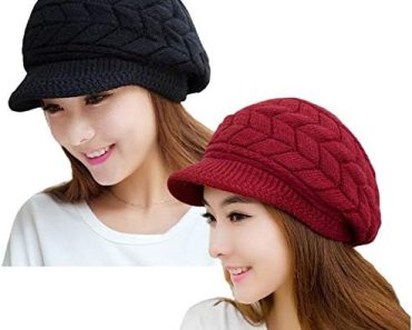 YSense 2 Pack Women Winter Warm Knit Hat Slouchy Beanie Cap …