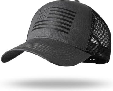 American Flag Trucker Hat – Snapback Hat, Baseball Cap for M…