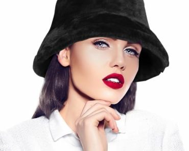 Fuzzy Bucket Hat for Women Foldable Y2k Accessories Furry Fu…