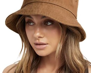 FURTALK Bucket Hats for Women Washed Cotton Packable Summer …
