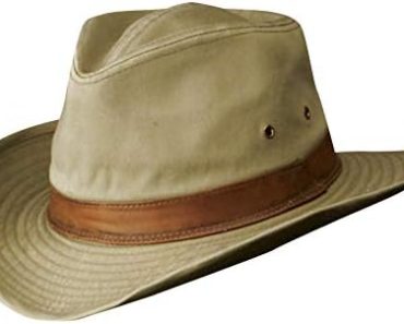 Dorfman Hat Co. Men’s Twill Outback Hat