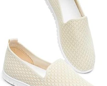 BABUDOG Women’s Mesh Flats Shoes Breathable Slip on Shoes Ca…