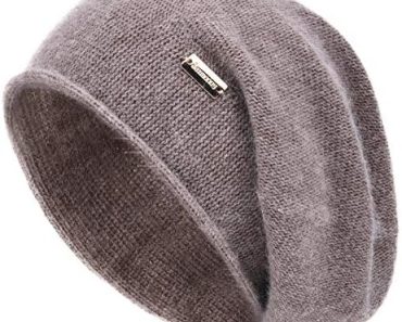 jaxmonoy Cashmere Slouchy Knit Beanie Hat for Women Winter S…