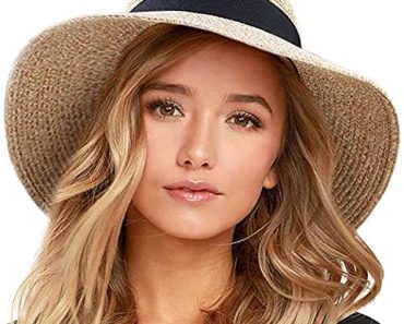 FURTALK Womens Beach Sun Straw Hat UV UPF50 Travel Foldable …
