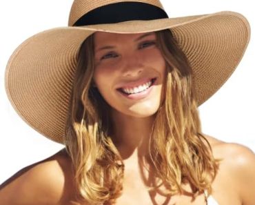 FURTALK Womens Sun Straw Hat Wide Brim UPF 50 Summer Hat Fol…