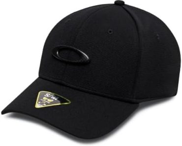 Oakley Mens Tincan Cap Hat, Black/Carbon Fiber