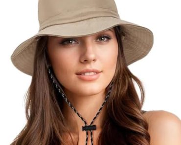 Durio Waterproof Bucket Hat for Women UPF 50+ Sun Hat UV Pro…