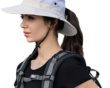 Ponytail Sun Hat for Women Men 3” Wide Brim UPF 50+ Fishing …