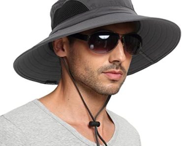 EINSKEY Unisex Sun Hat, Waterproof Wide Brim Bucket Hat Pack…