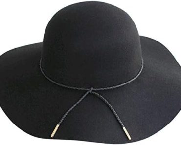Lanzom Women Lady Retro Wide Brim Large Floppy Panama Hat Be…