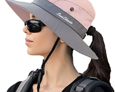 Sun Hats Women UV-Sheild-Protection Packable with Ponytail H…