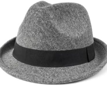 Zylioo Multi Size Felt Trilby Hats,Adjustable Size Roll Up W…