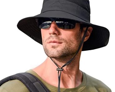 Sun Hats for Men Women Fishing Hat UPF 50+ Breathable Wide B…