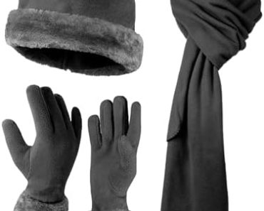 boxed-gifts Women’s Warm Fleece Winter – Women’s Hat and Glo…