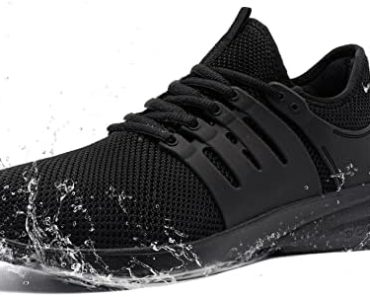 DYKHMILY Waterproof Steel Toe Sneakers for Women Lightweight…