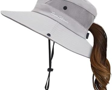 Womens Summer Sun Hat Wide Brim Outdoor UV Protection Hat Fo…