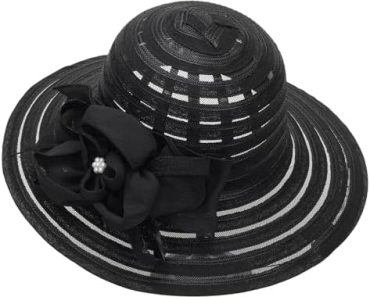 Wide Brim Kentucky Derby Hat for Women Lady Tea Party Fascin…