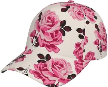 Women Floral Cap Trendy Baseball Dad Hat Summer Fashionable …