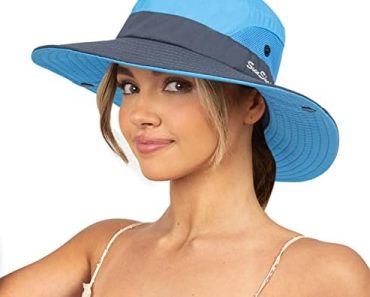 Sun Hat for Women Summer UV Protection Beach Hat Wide Brim M…