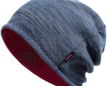 Lvaiz Winter Fleece Lined Knitted Beanie Hats for Men Revers…