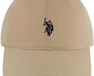 U.S. Polo Assn. Small Polo Pony Logo Baseball Hat, 100% Cott…
